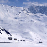 ski tour snow mobiling